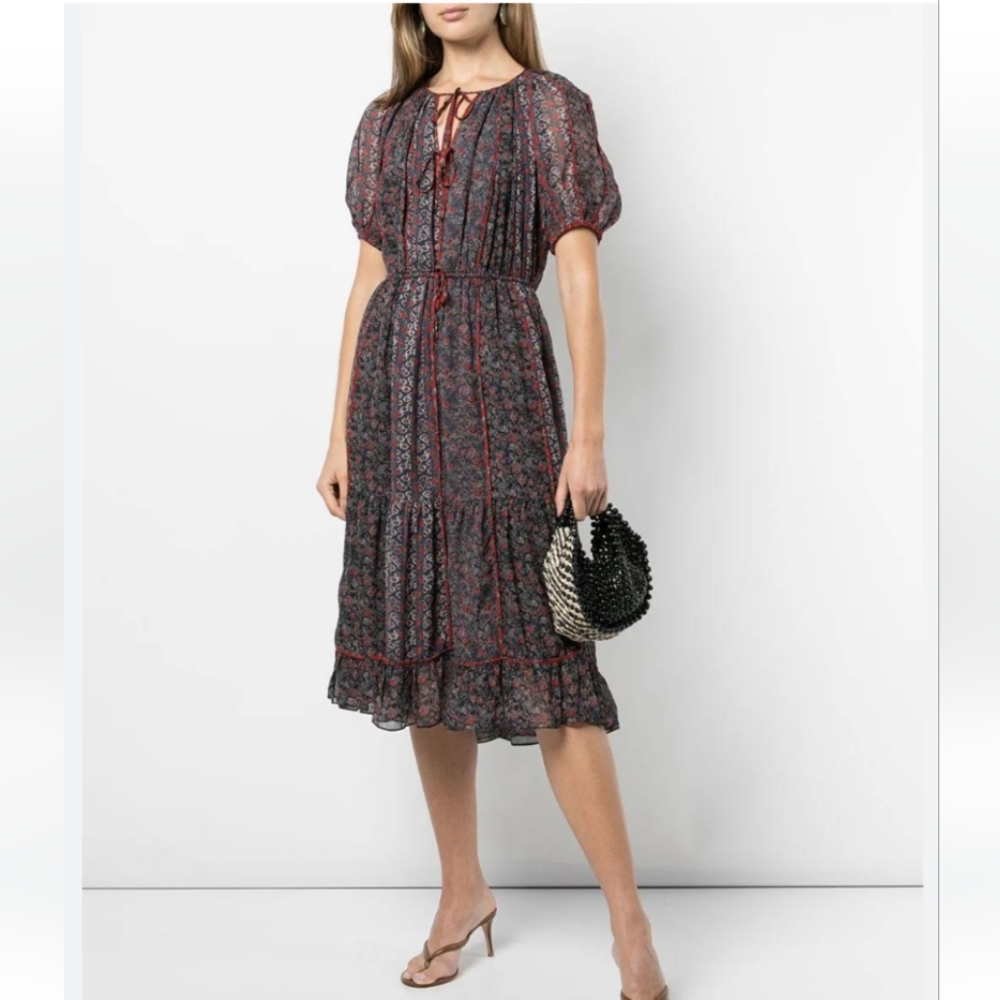Ulla Johnson Berenice silk midi dress